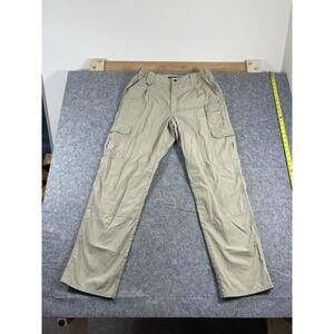5.11 Tactical Pants Mens 32x33 Beige Cargo Straight Leg Outdoors Pockets